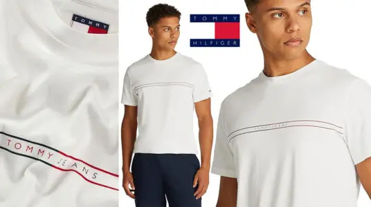 Chollo Camiseta Tommy Jeans Slim Entry Graphic para hombre