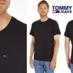 Chollo Camiseta Tommy Jeans Slim negra para hombre
