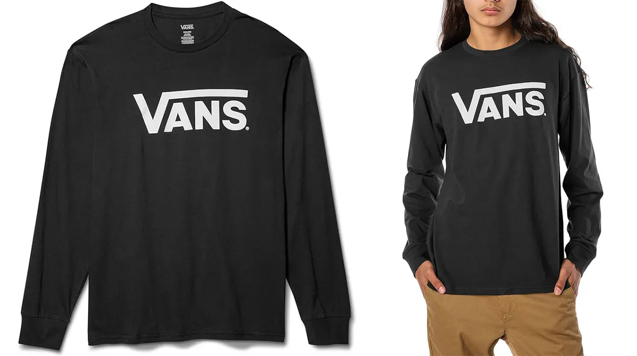 Camiseta Vans Classic de manga larga para hombre