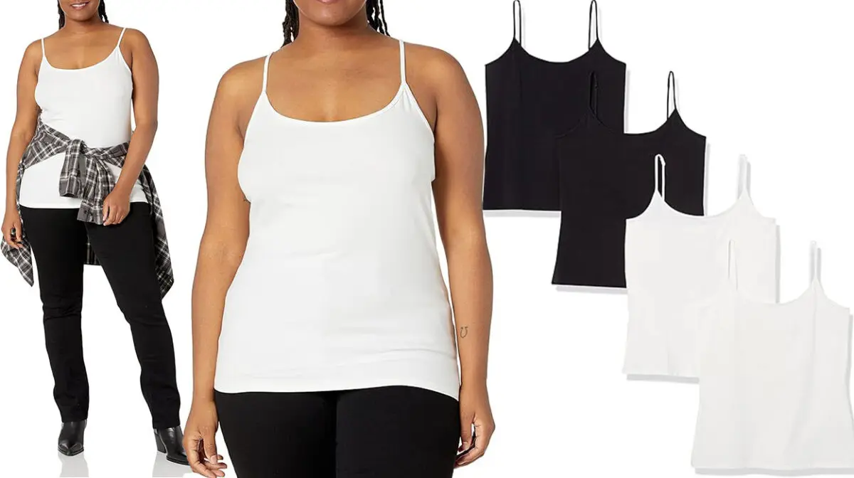 Pack x4 Camisola entallada Amazon Essentials para mujer