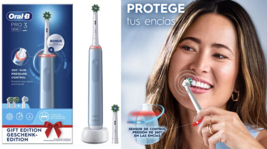 Chollo Cepillo de dientes eléctrico Oral-B Pro 3 con 2 cabezales