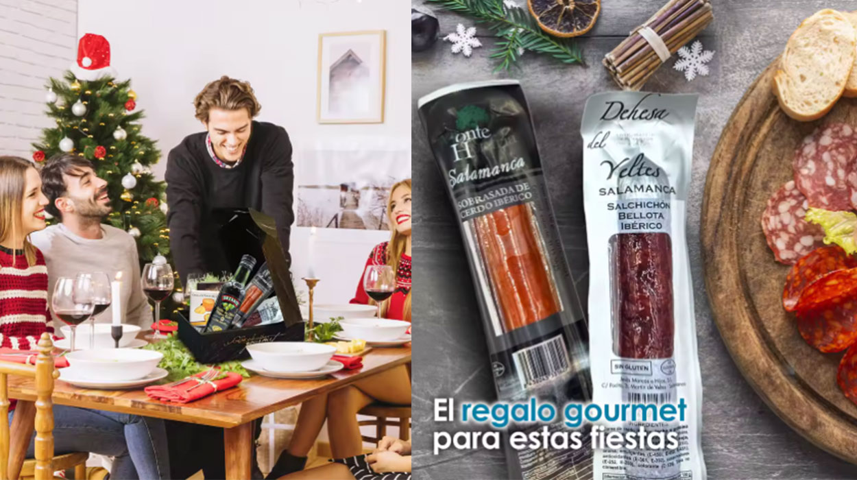 Caja de Navidad Exclusive con alimentos premium en oferta