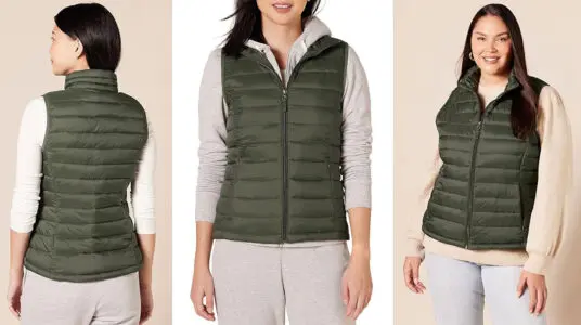 Chaleco plumífero Amazon Essentials plegable para mujer