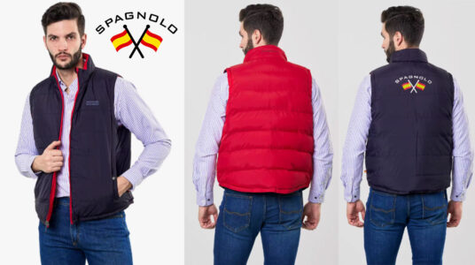 Chollo Chaleco reversible Spagnolo para hombre