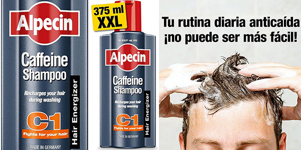 Chollo Champú anticaída Alpecin C1 con cafeína de 375 ml