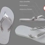 Chollo Chanclas Havaianas Elegance para mujer en color plata