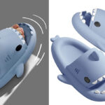 Chollo Chanclas MoneRffi Sharklas de tiburón para niños