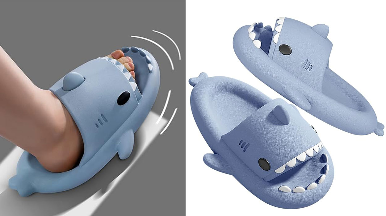 Chollo Chanclas MoneRffi Sharklas de tiburón para niños