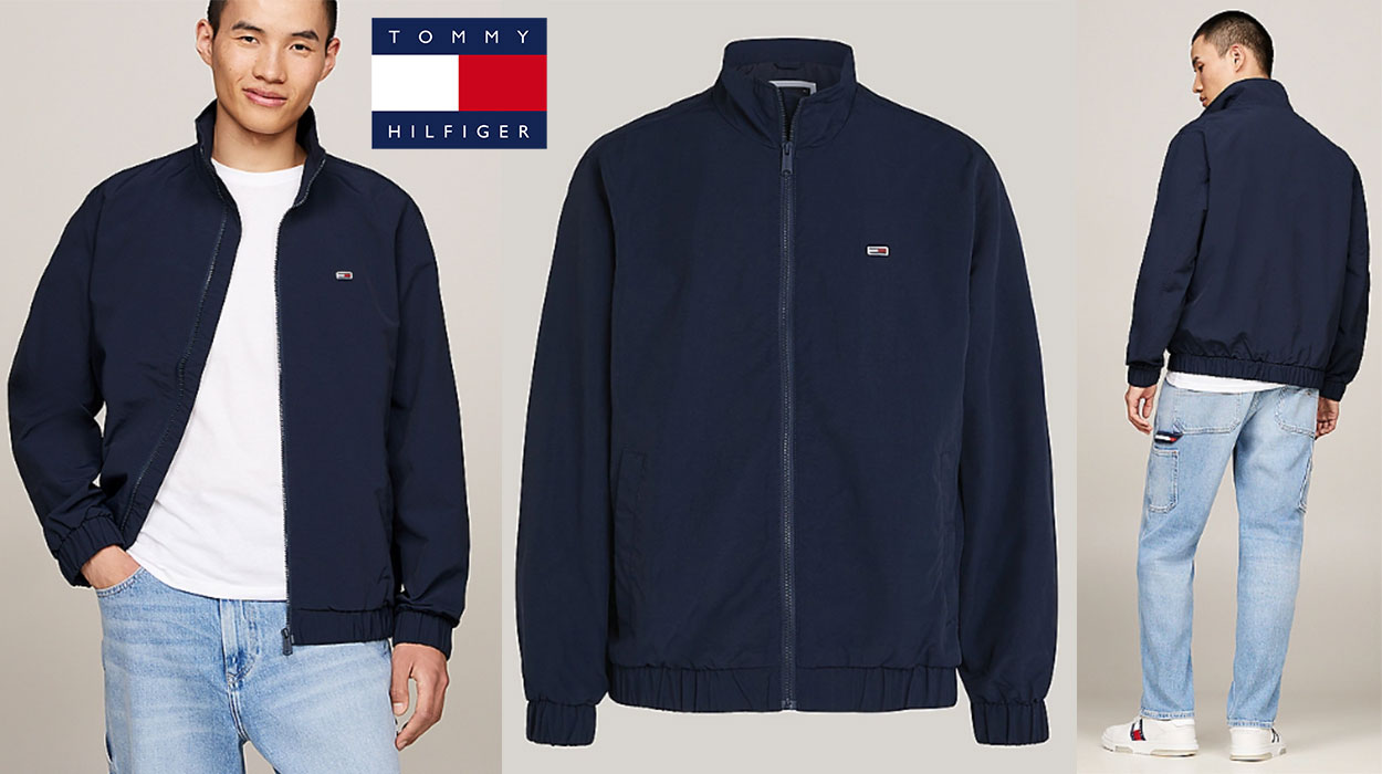 Chollo Chaqueta cortavientos Tommy Jeans Essential para hombre