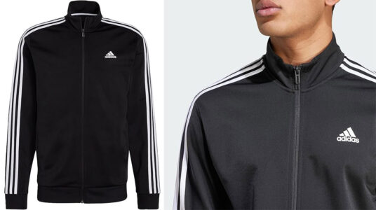 Chollo Chaqueta deportiva Adidas Essentials Warm-up 3-Stripes para hombre