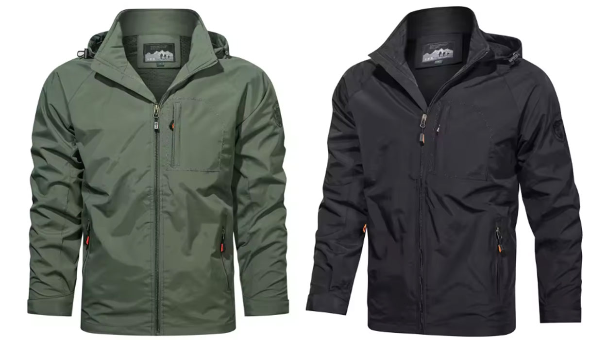 Chollo Chaqueta deportiva cortavientos para hombre