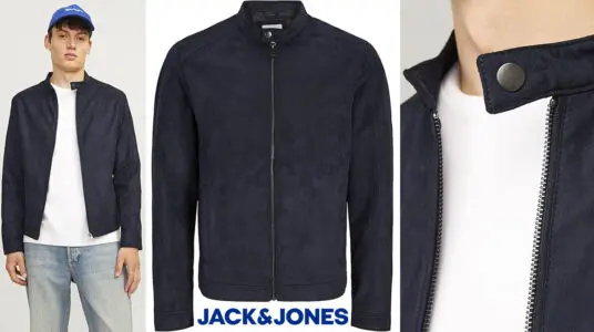 Chollo Chaqueta de gamuza sintética Jack & Jones para hombre