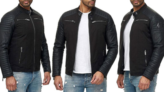 Chollo Chaqueta motera Red Bridge para hombre