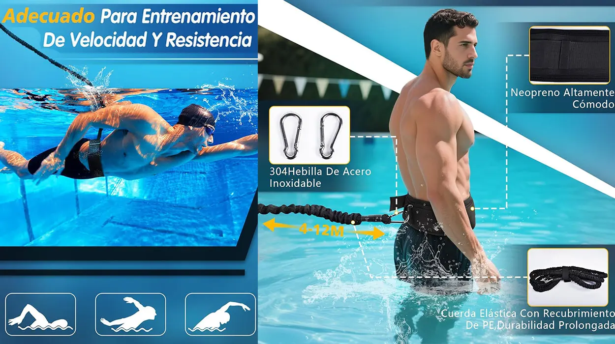 Chollo Cinturón de natación ancho Yoohberrys