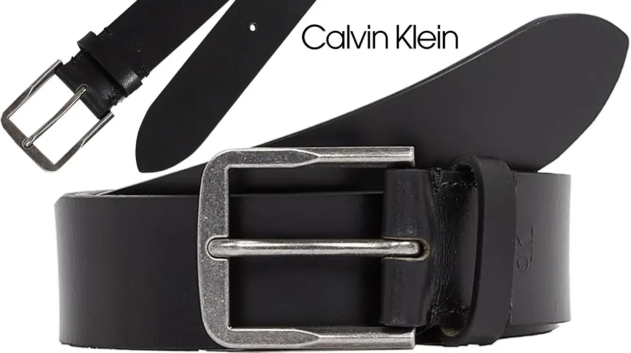 Chollo Cinturón reversible de piel Calvin Klein para hombre 