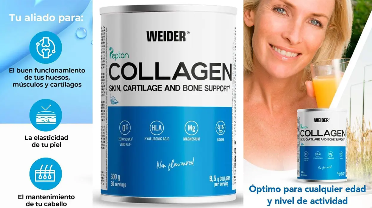 Chollo Colágeno hidrolizado en polvo Weider Collagen de 300 g 