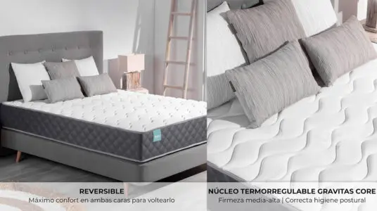 Colchón viscoelástico ZZ Don Descanso Mulhacén de 120 x 200 cm