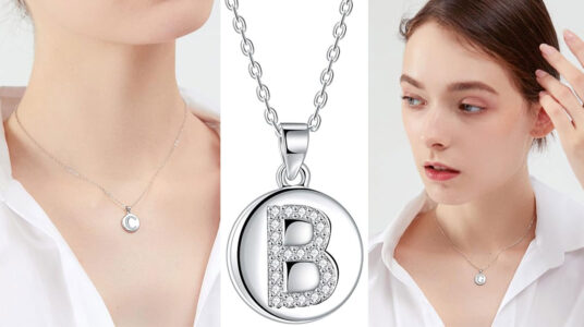 Chollo Colgante de plata con inicial J.Endéar para mujer