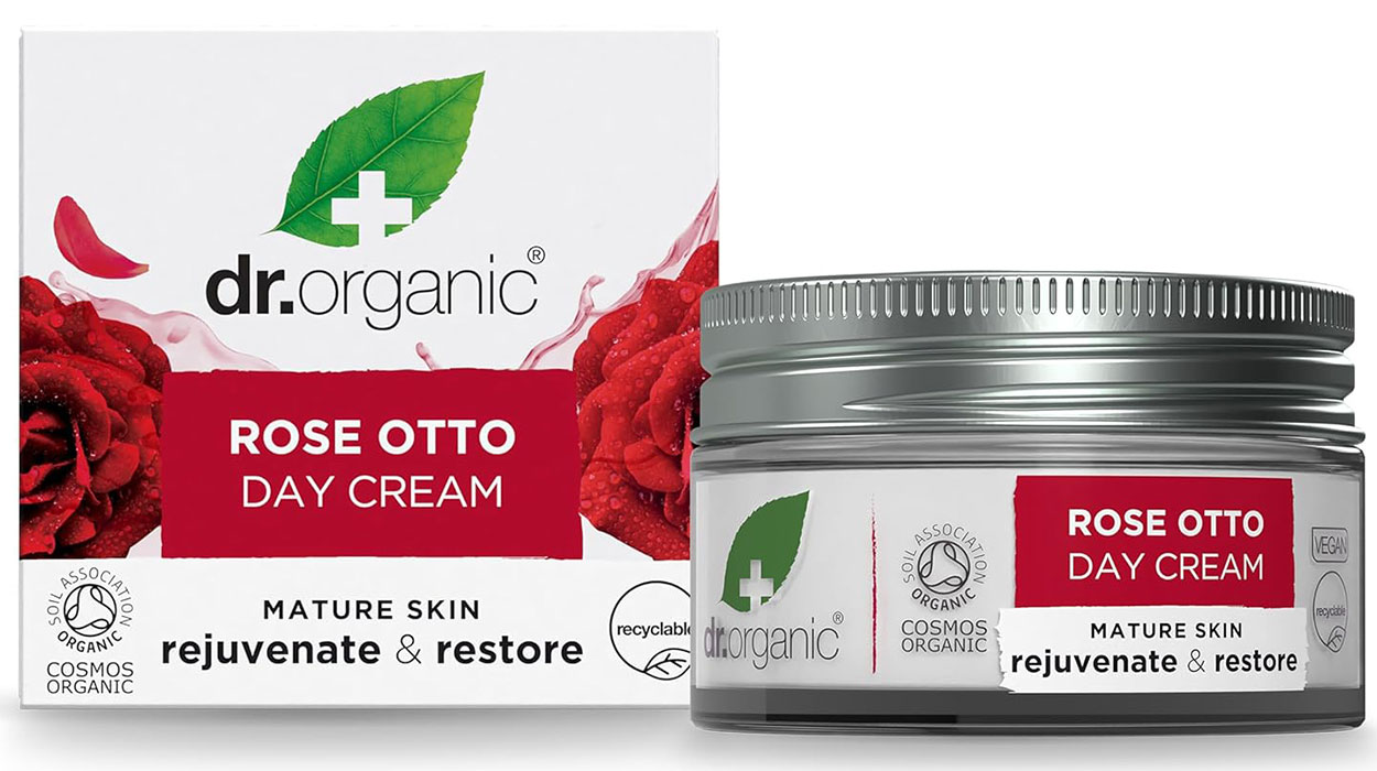 Chollo Crema facial hidratante Dr. Organic Rose Otto de 50 ml 