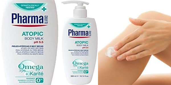 Chollo Crema hidratante corporal Pharmaline para pieles atópicas o muy secas