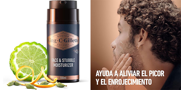 Chollo Crema hidratante King C. Gillette para rostro y barba