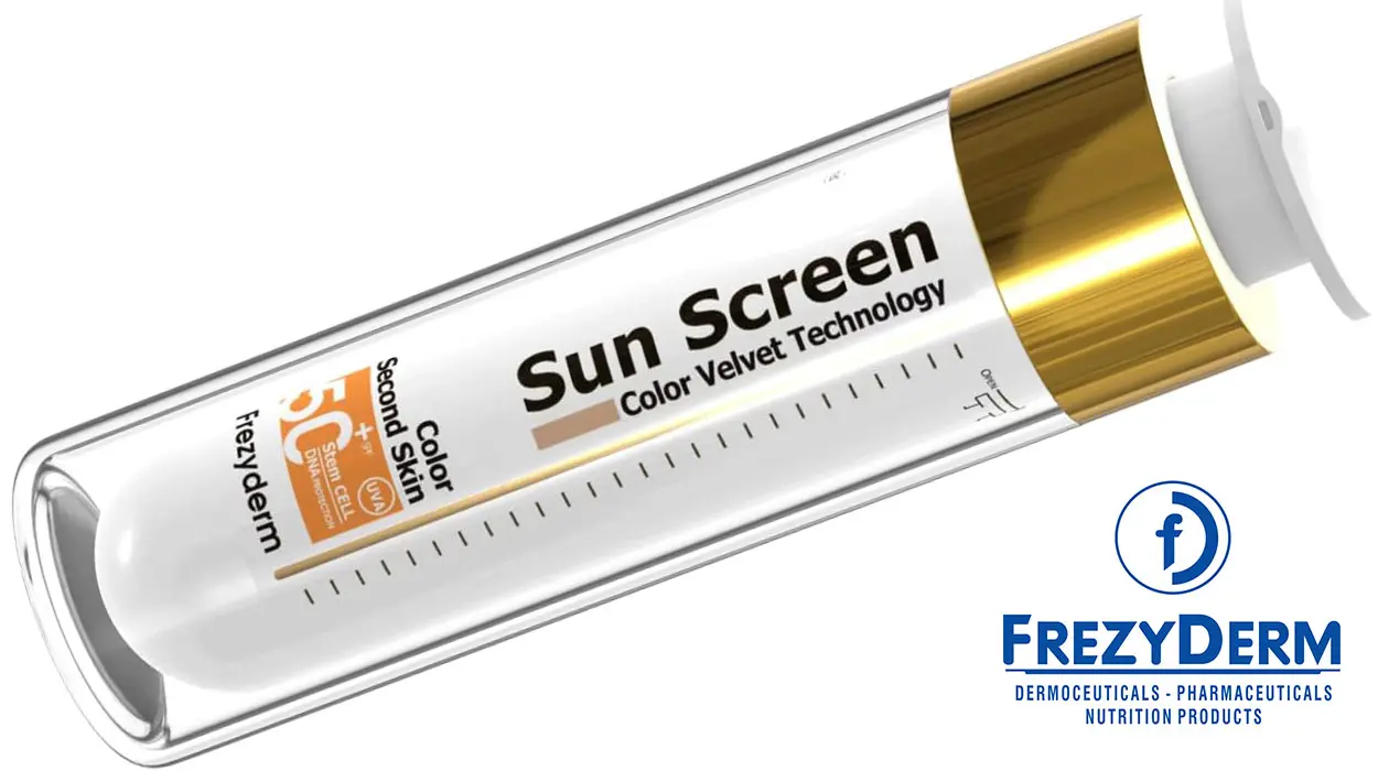 Crema protectora solar facial FrezyDerm Sun Screen Velvet SPF 50+