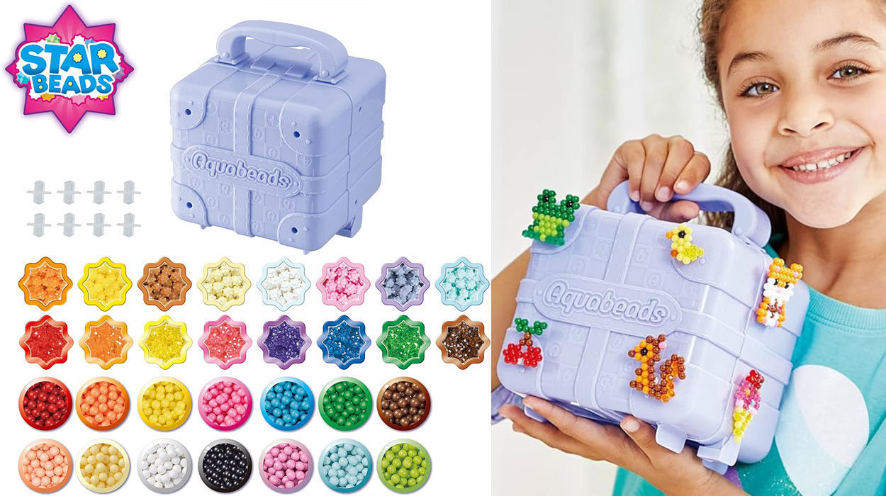 Chollo Cubo Aquabeads con más de 3.000 abalorios para hacer manualidades