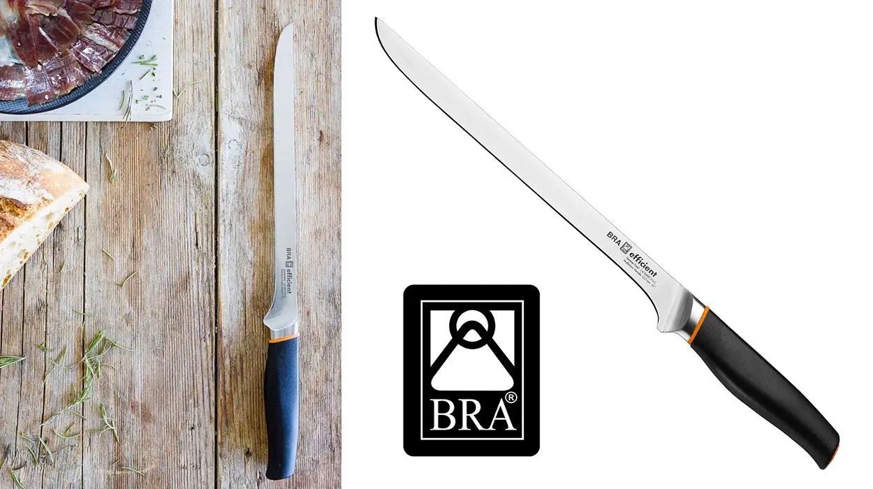 Chollo Cuchillo jamonero BRA Efficient de acero inoxidable