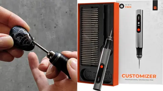 Chollo Bolígrafo de grabado manual Culiau