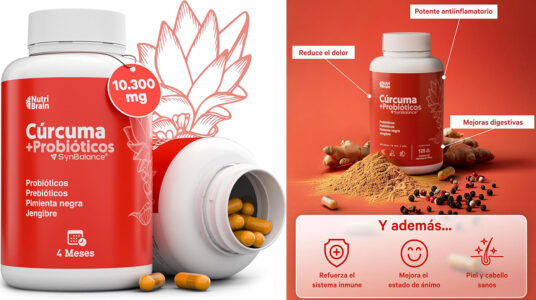 Chollo Cúrcuma con Probióticos NutriBrain