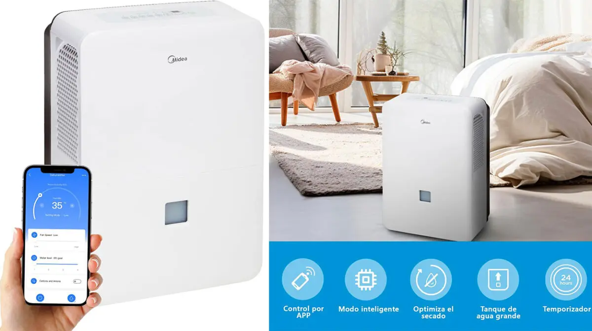 Deshumidificador Midea de 50 litros