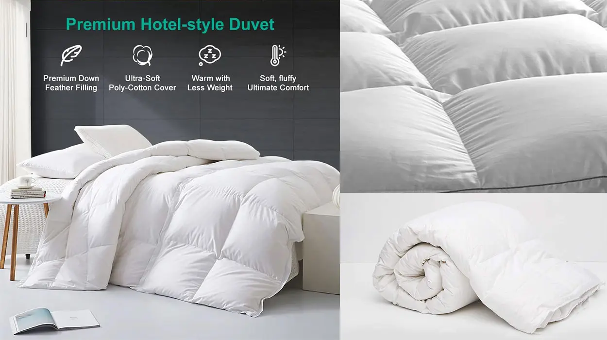 Chollo Edredón nórdico de plumón Apsmile