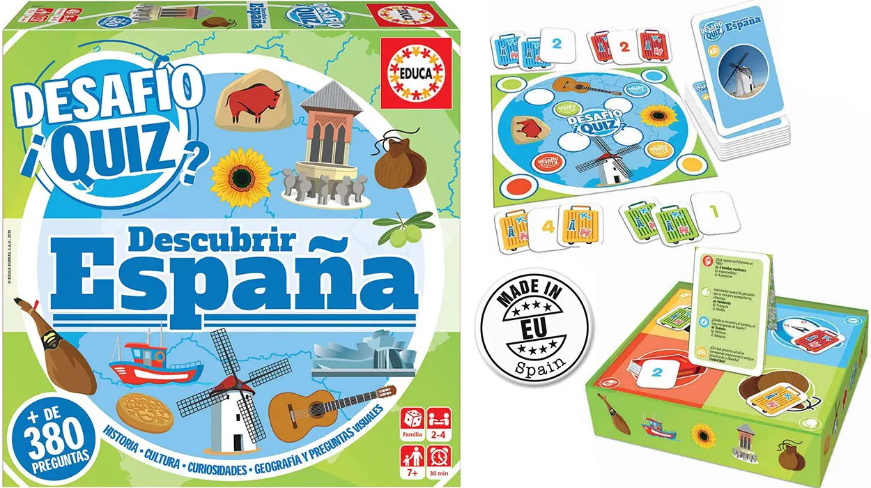 Juego de mesa Desafio Quiz - Descubrir España
