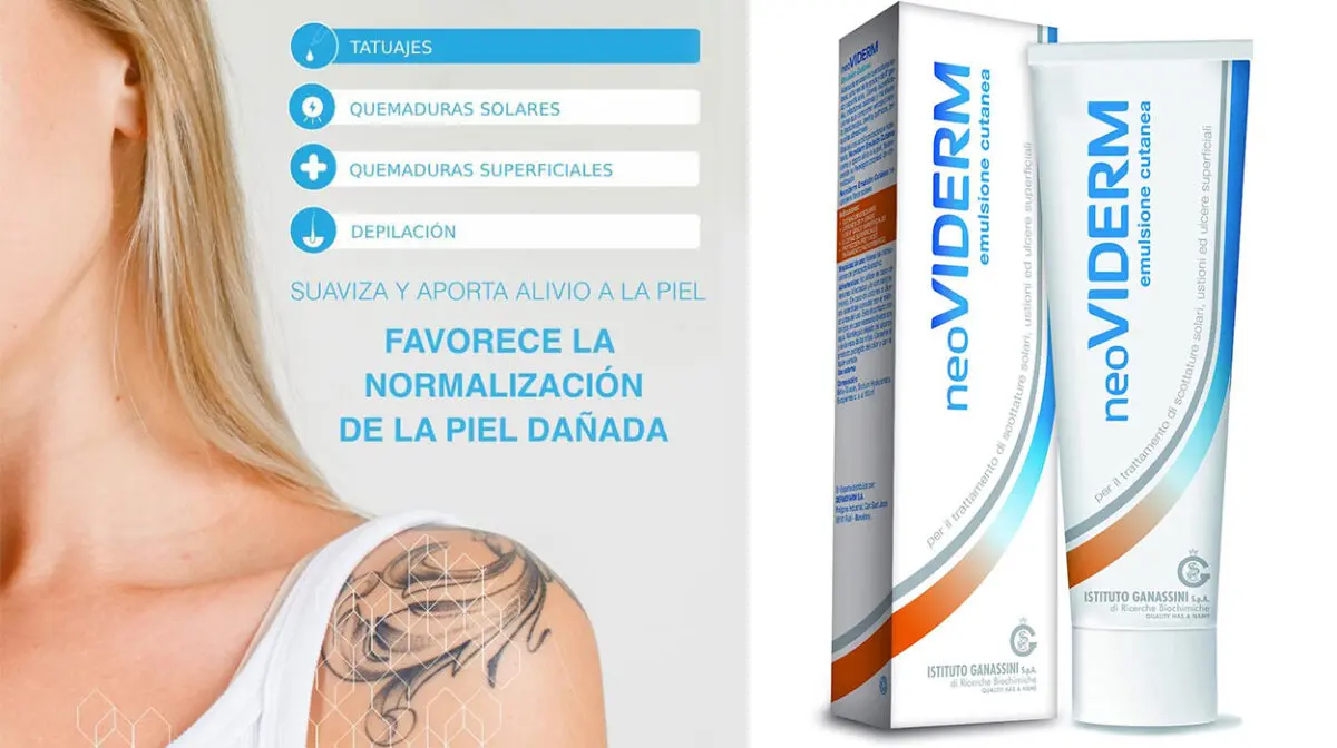 Emulsión cutánea Rilastil Neoviderm en formato grande para la piel dañada