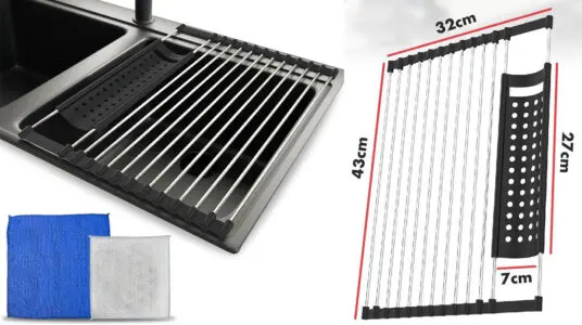 Chollo Escurridor plegable Homyc para fregadero