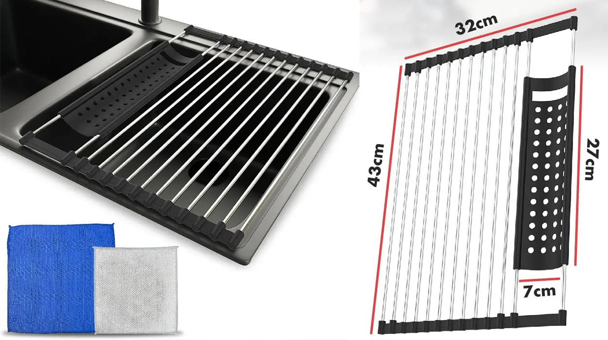 Chollo Escurridor plegable Homyc para fregadero