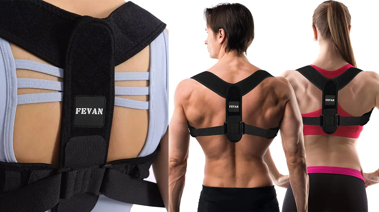 Chollo Corrector de posturas de espalda ajustable Fevan
