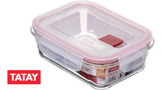 Chollo Fiambrera de vidrio Tatay Cook&Eat con tapa de 640 ml