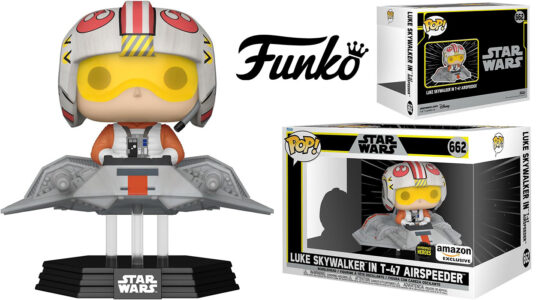 Chollo Funko Star Wars Luke In T-47 Airspeeder