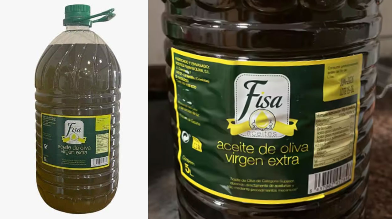 Chollo Garrafa de Aceite de Oliva Virgen Extra Fisa de 5 litros