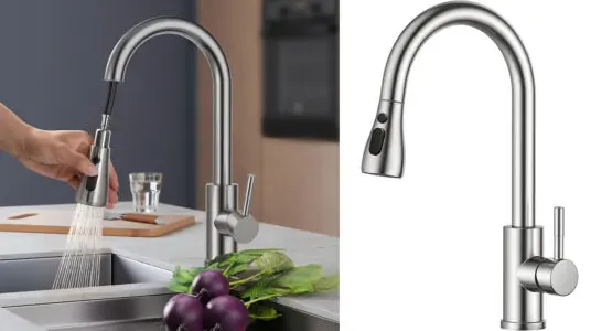 Chollo Grifo de cocina extraíble Forious