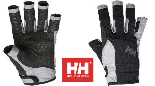 Chollo Guantes recortados de piel Helly Hansen