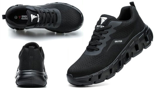 Chollo Zapatos de seguridad unisex Heoaarg con puntera de acero