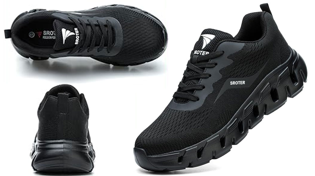 Chollo Zapatos de seguridad unisex Heoaarg con puntera de acero