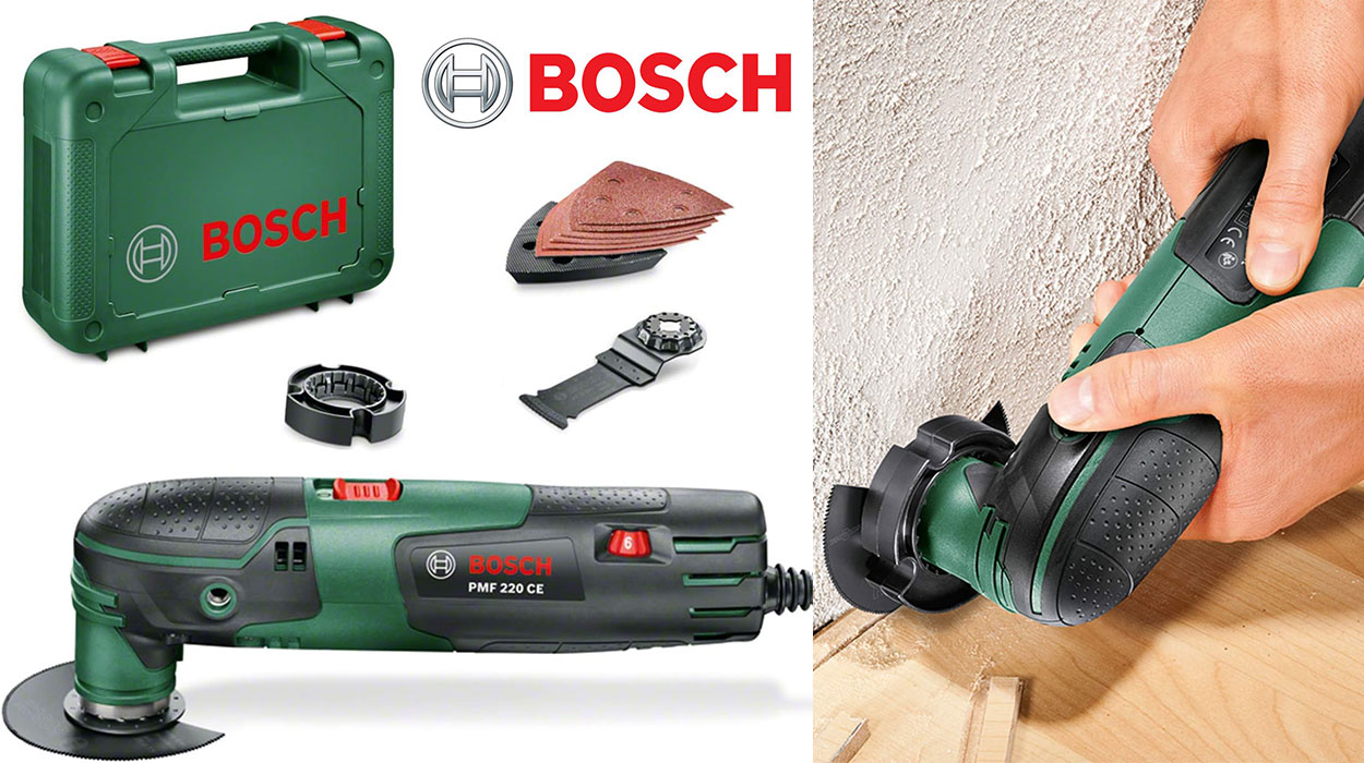 Chollo Herramienta multiusos oscilante Bosch PMF 220 CE