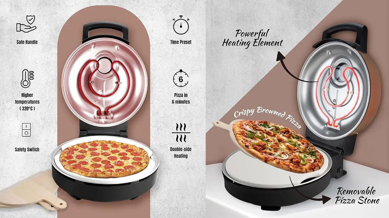 Chollo Horno Bestron para pizzas de 32 cm