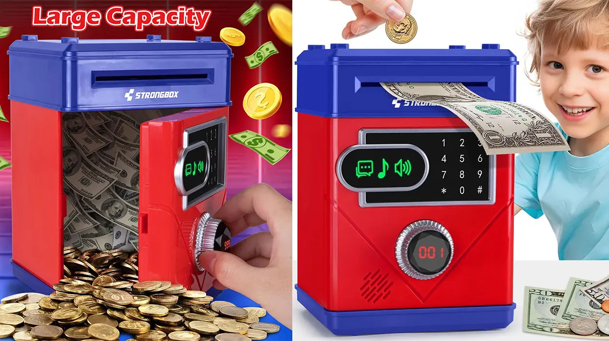 Chollo Hucha electrónica Ltteaoy con pantalla táctil