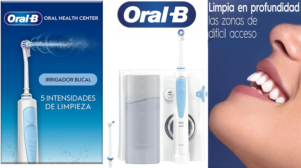 Chollo Irrigador bucal Oral-B con 2 cabezales 