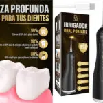 Chollo Irrigador bucal portátil Emir Bey de 350 ml con 6 boquillas