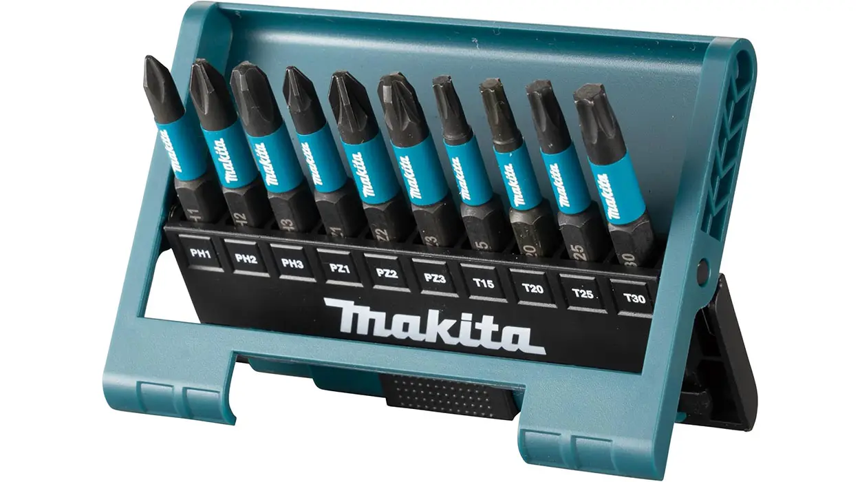 Juego Makita Impact Black con 10 puntas negras 